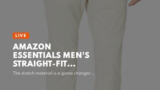 Amazon Essentials Men's Straight-Fit Casual Stretch Khaki Pant