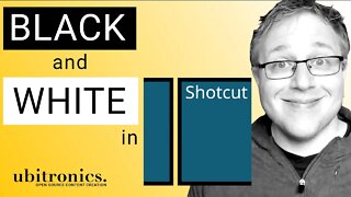 Black and White Effect Tutorial in Shotcut Video Editor