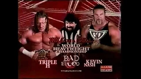 Triple H vs Kevin Nash - Bad Blood 2003 (Full Match)