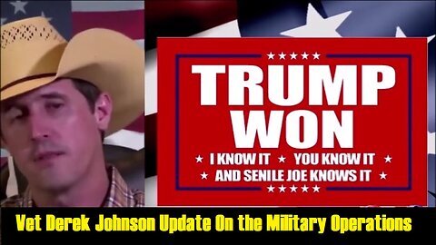 Army Vet Derek Johnson Update On the Military Operations