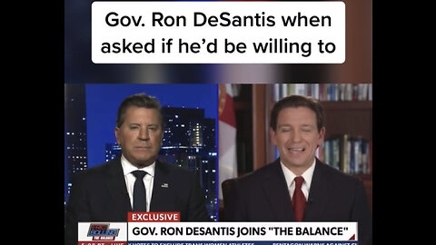 Ron DeSantis explains why he doesn’t want to be Trumps VP