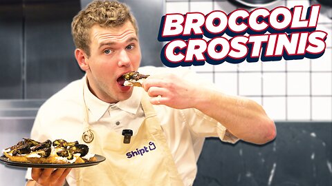 Super Bowl Snacks: Broccoli Crostinis | What's For Lunch