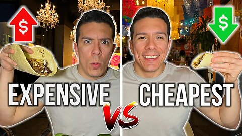 The Cheapest vs Most Expensive Tacos in Las Vegas 🌮🔥