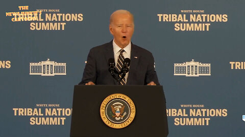 You can't make this shit up: President of the United States Biden supports an Olympic team USA to use a tribal flag instead of a US flag.