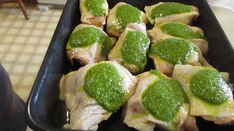 Basil Pesto Chicken