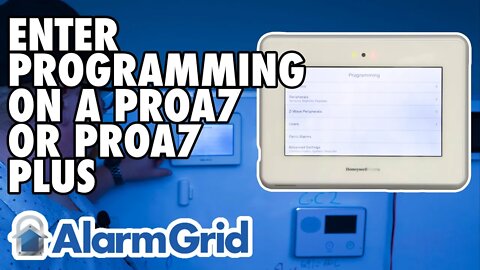 PROA7 or PROA7PLUS: Entering Programming