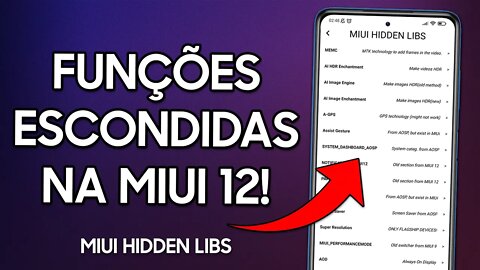 ATIVE AS FUNÇÕES SECRETAS DA MIUI COM ESSE APP | SEM ROOT!