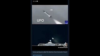 UFO DESTROYS Nuclear WarHead in flight - book of Enoch Watchers?