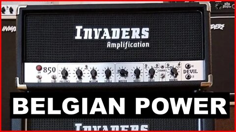 Invaders Amplification: Devil 850 - A Belgian Powerhouse Metal Amp! (MIGS 2022)