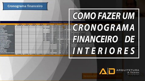 Como fazer um cronograma financeiro de obra de interiores