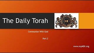 Communion with God - Part 2