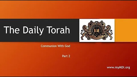 Communion with God - Part 2