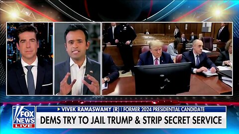 Vivek Ramaswamy defends Trump on Jesse Waters Fox News.