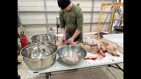 72 pounds of FREE RANGE chicken 🐓 MEAT| ALL broken down by hand! DIY