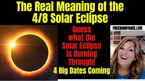 Melissa Redpill -The X Eclipse - Real Meaning of Solar Eclipse 3-19-24