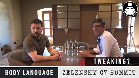 Body Language - Zelensky's odd behavior at G7 Summit