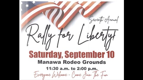 Rally for Freedom September 10, 2022