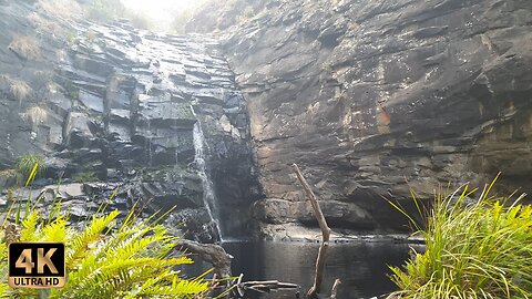 20 Minute Meditation: Healing Waterfall Sounds & Soft Piano