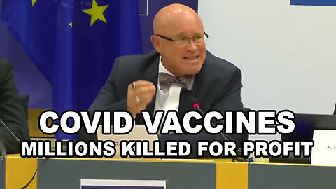 Millions Killed For Profit - Covid Was State Sponsored Genocide - Dr. David Martin To EU Parliament