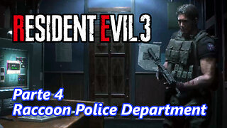 Resident Evil 3 Remake (PC) - Parte 4 - Raccoon Police Department - Roupa Clássica do Carlos RE3