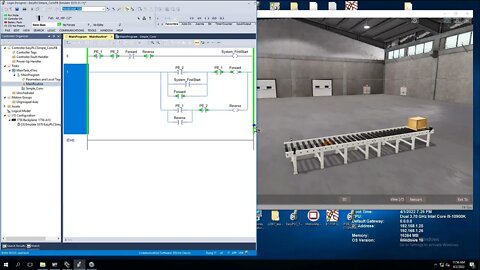 PLC Programming Ladder Logic - Conveyor Box Controls (4-20-2022)