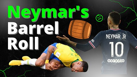 Neymar Barrel Roll (VIRAL) Funny Football Stunt