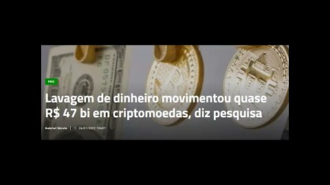 Lavagem de dinheiro movimentou quase R$ 47 bi em criptomoedas, diz pesquisa