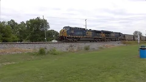 CSX E664 Empty Coal Train from Sterling, Ohio August 13, 2022