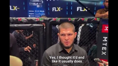 Khabib Reaction to Usman KO Loss at UFC 278