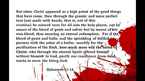 The Superiority of Christ's Blood