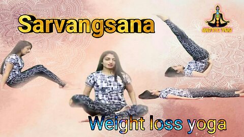 Weight-loss-yoga-sarvangasana-satvicyoga
