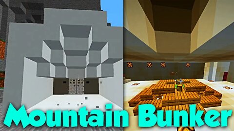 Carving A Bunker Into The Side Of A Mountain In Minecraft