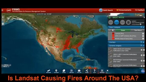Is Landsat Causing Fires Around The USA?