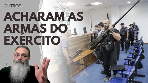 ACHARAM PARTE das ARMAS ROUBADAS do EXÉRCITO em MORROS do RIO, mas ESTRANHO: NÃO PRENDERAM NINGUÉM