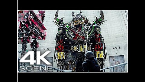 Calling All Decepticons | 4K Fight Scene - Transformers 5 _ Megatron Battle Movie Clip IMAX