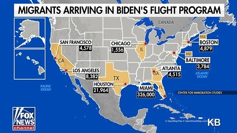 TREASON: obama-biden Flew 90% of Illegals in Secret Migrant Flight Program to Florida and Texas