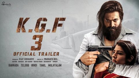 KGF CHAPTER 3 Official Trailer Yash Prashanth Neel Ravi Basrur KGF 3 Trailer 1080p