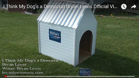 I Think My Dog's A Democrat !
