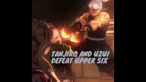 Tanjiro and Uzui Defeat Upper six demon Gyutaro and Daki KNY