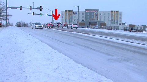 Truck involved in sledding accident