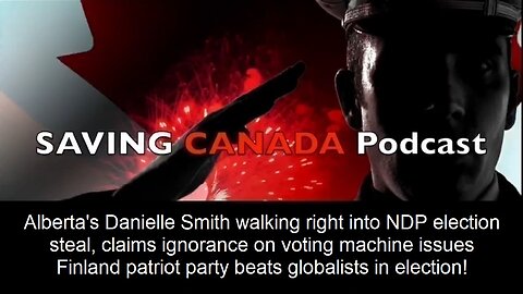 SCP205 - Danielle Smith walking right into NDP election steal, claims ignorance on voting machines.