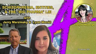 LIVE with Jerry Marzinsky & Lynn Monèt: Schizophrenia, Entities, and the "Big Pharma" lie