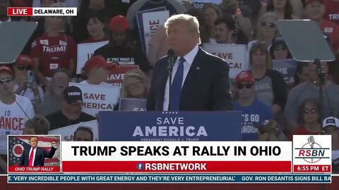 🔴President Donald Trump Come Back LIVE in Delaware, OH 4/23/22