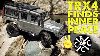 Traxxas TRX4 Finds Inner Peace On A North Carolina Mountain Stream Drive