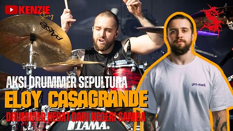AKSI KEREN DRUMMER SEPULTURA ELOY CASAGRANDE #Drummercilik #drumcover #drums #dailyvlogs #vlogs