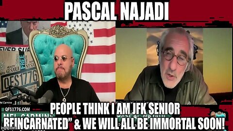 Pascal Najadi: People Think I Am JFK Senior Reincarnated” & We Will All Be Immortal Soon! #WWG1WGA #SemperSupra. Sincerely, John F. Kennedy