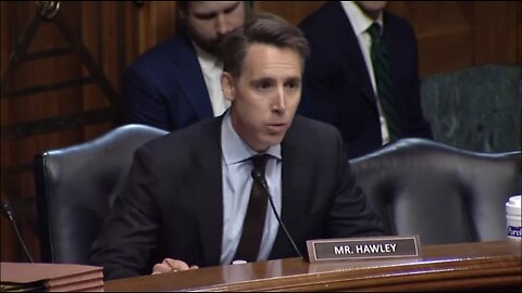 Sen Josh Hawley GRILLS Leftists Lawyer Who Helped Shut Down Churches In DC During COVID