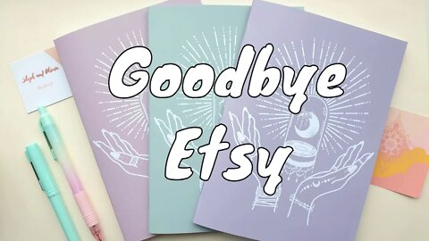 leaving ETSY | NEW website | NEW stock