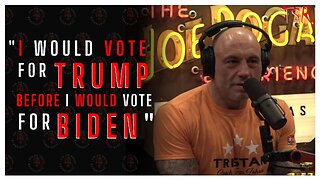 JOE ROGAN says "I would VOTE for TRUMP before I'd VOTE for BIDEN"! DIVERSITY before COMPETENCY!