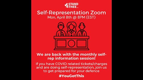 Stand4THEE Self-Rep Zoom April 8th